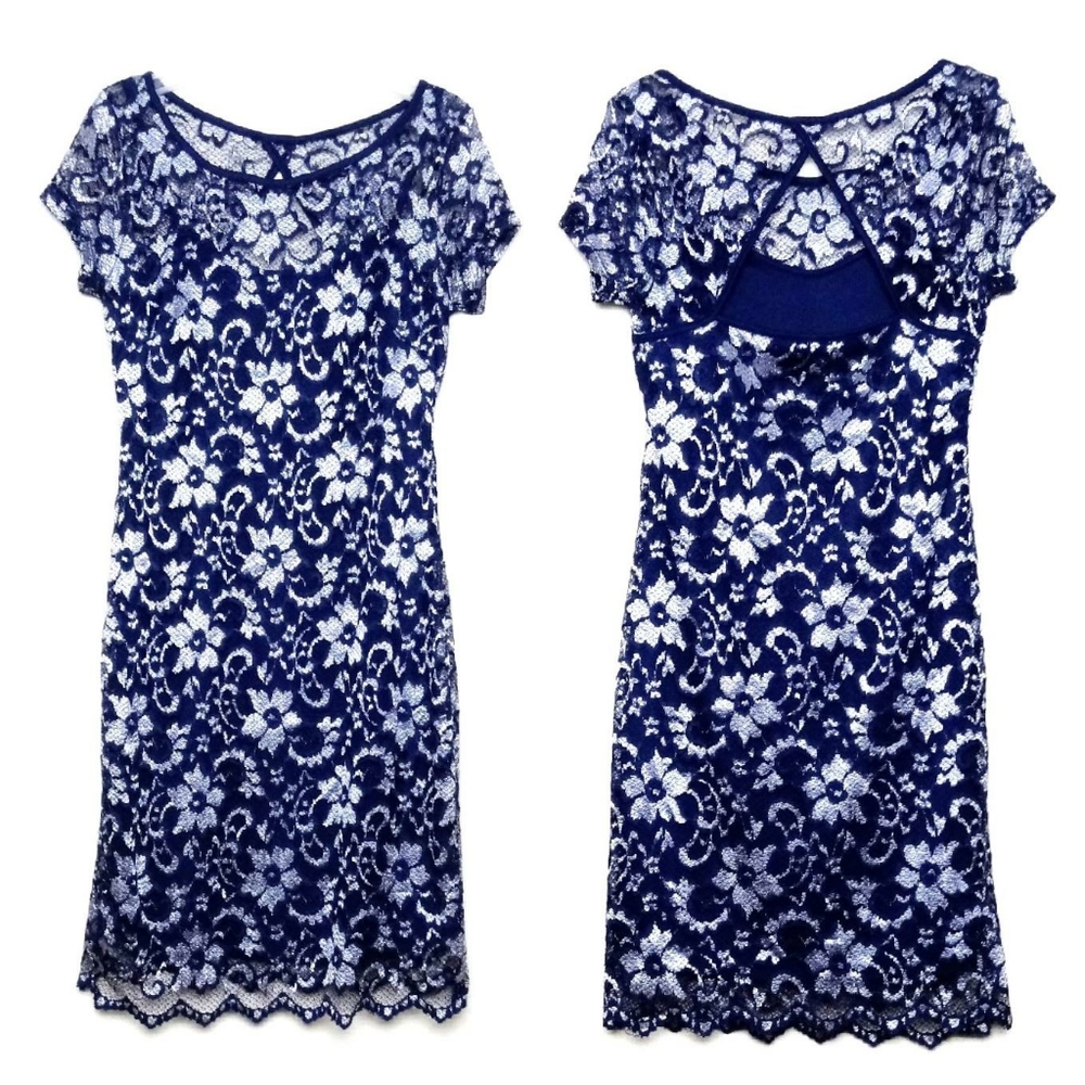 SALE 3/$21 Almost Famous Juniors Lace Dress